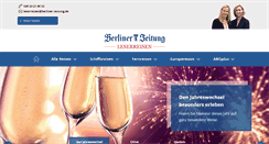 Desktop Screenshot of leserreisen.berliner-zeitung.de