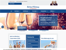 Tablet Screenshot of leserreisen.berliner-zeitung.de